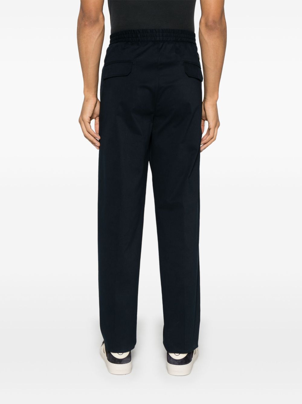 MONCLER - pantalon de jogging à lien de resserrage bleu - Lothaire