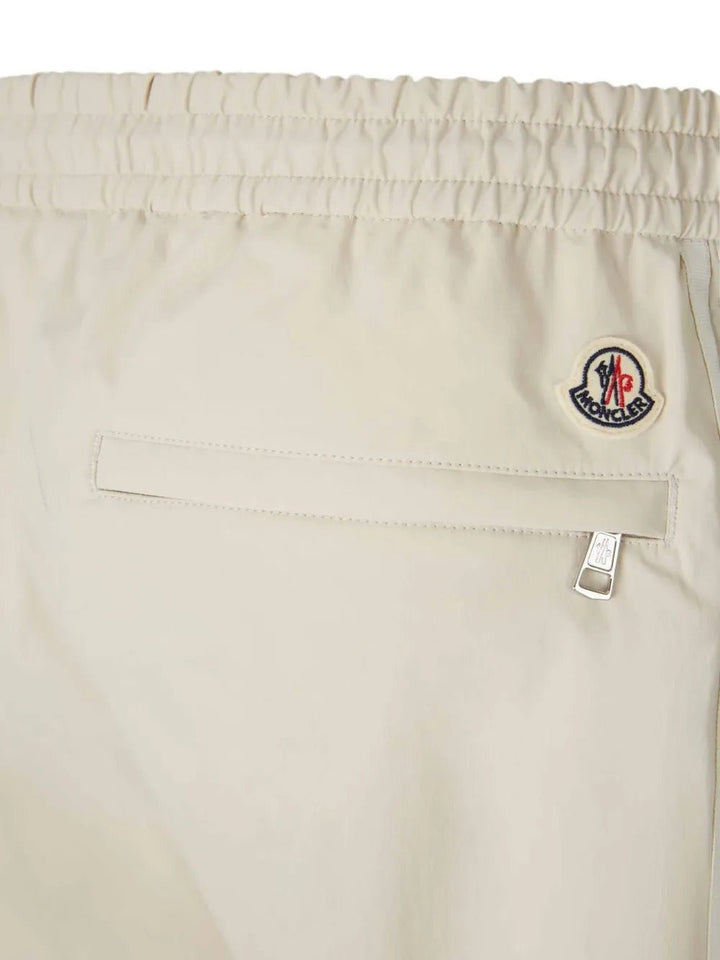 MONCLER - Pantalon de jogging rayé stretch BEIGE - Lothaire