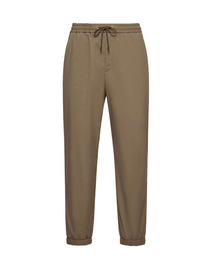 MONCLER - Pantalon de jogging rayé stretch Vert olive - Lothaire