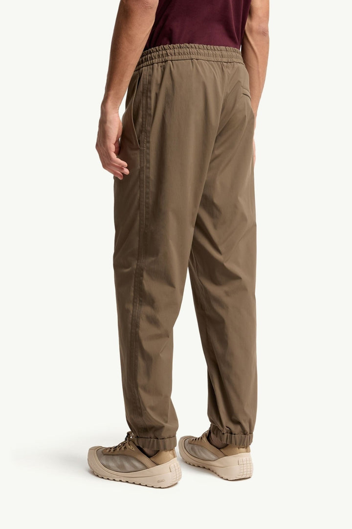 MONCLER - Pantalon de jogging rayé stretch Vert olive - Lothaire