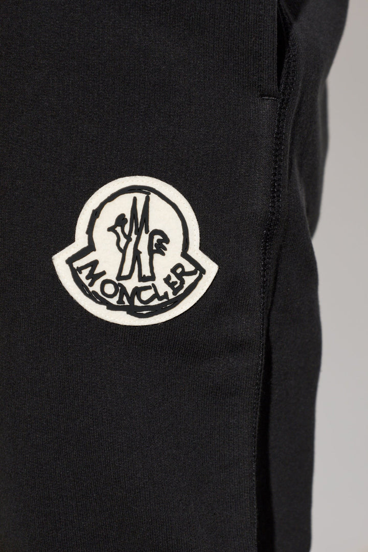 MONCLER – Pantalon de survêtement à écusson Noir - Lothaire