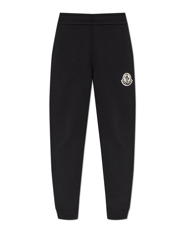 MONCLER – Pantalon de survêtement à écusson Noir - Lothaire