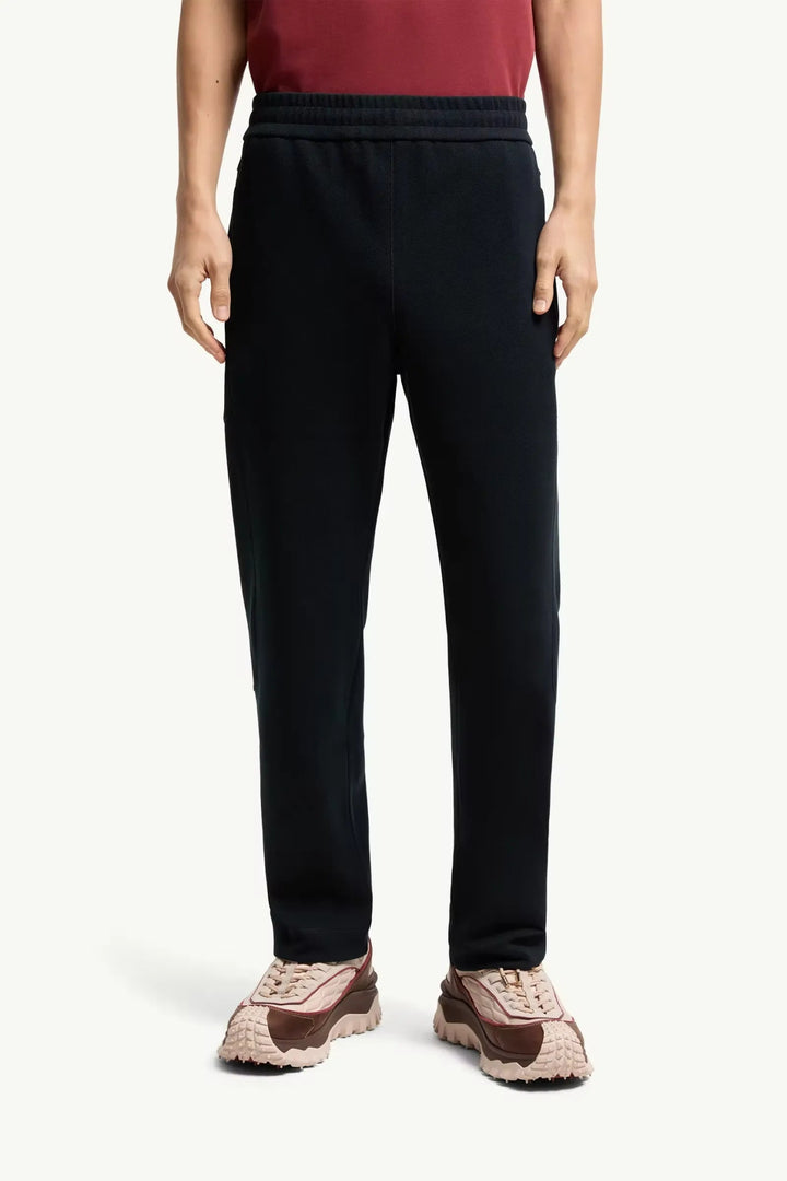 MONCLER - Pantalon de survêtement avec détails surpiqués Bleu - Lothaire