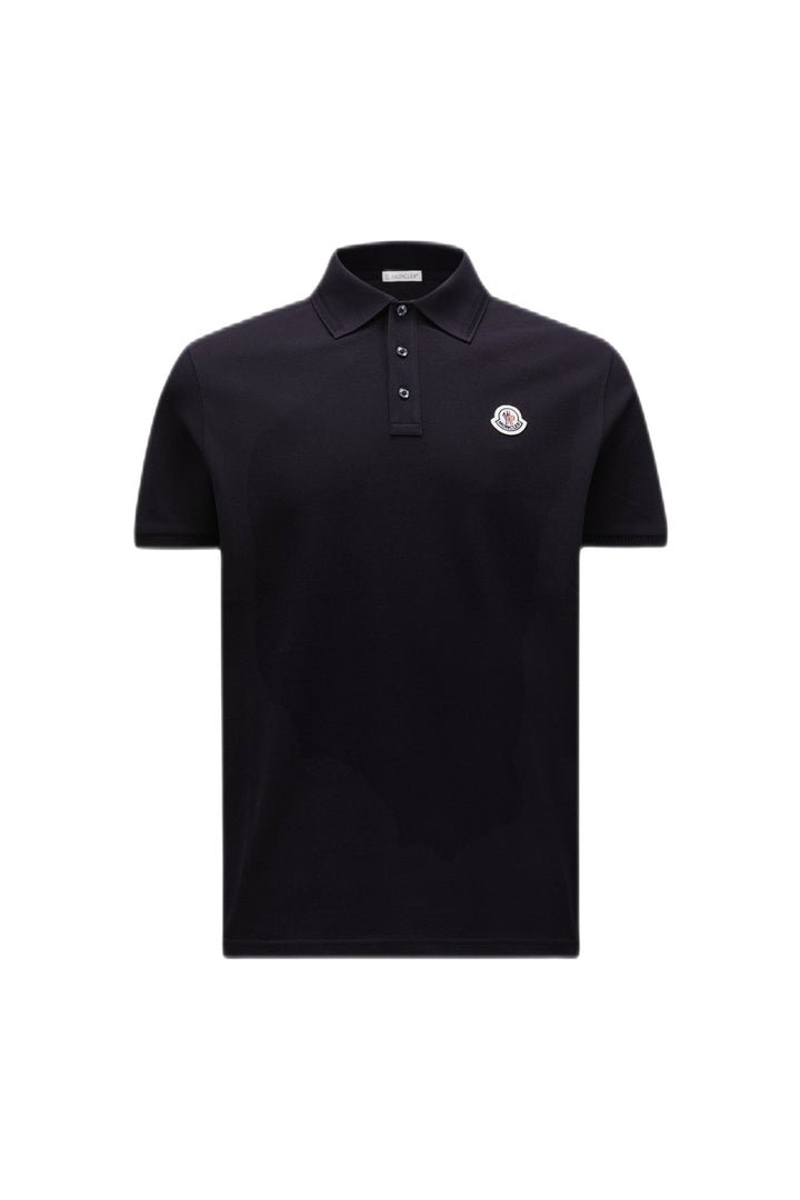Moncler Polo Bleu nuit avec logo - Lothaire