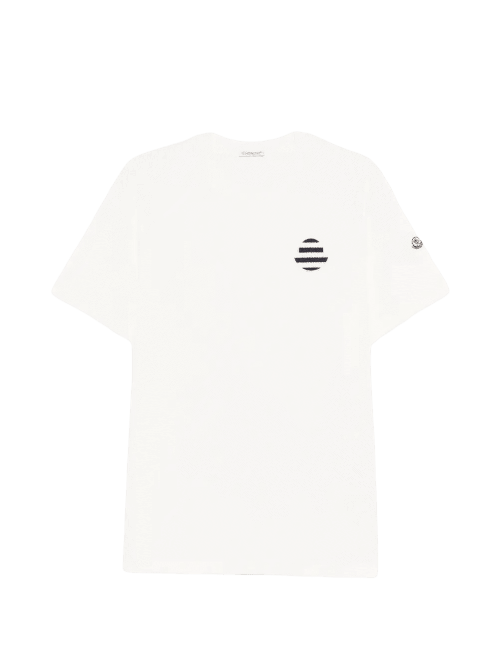 MONCLER - Polo en piqué de coton avec logo Blanc - Lothaire