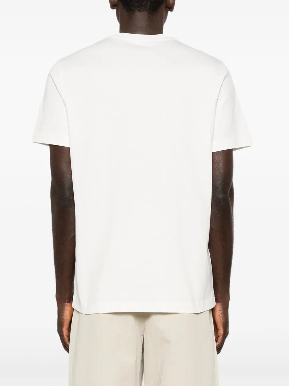 MONCLER - Polo en piqué de coton avec logo Blanc - Lothaire