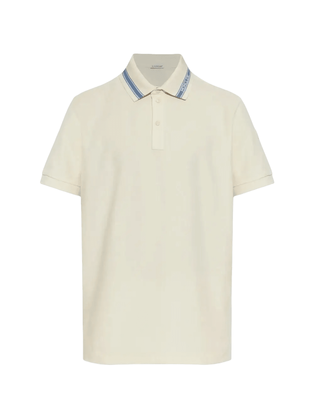 MONCLER - Polo en piqué de coton blanc miscellaneous - Lothaire