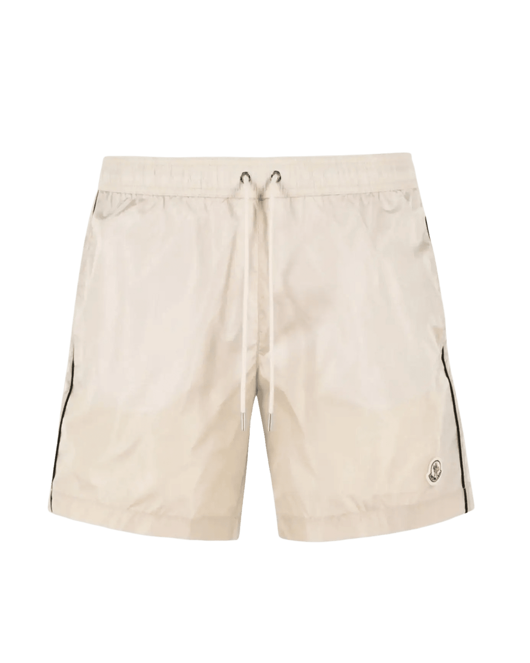MONCLER - Short de Bain à Logo Beige Clair - Lothaire