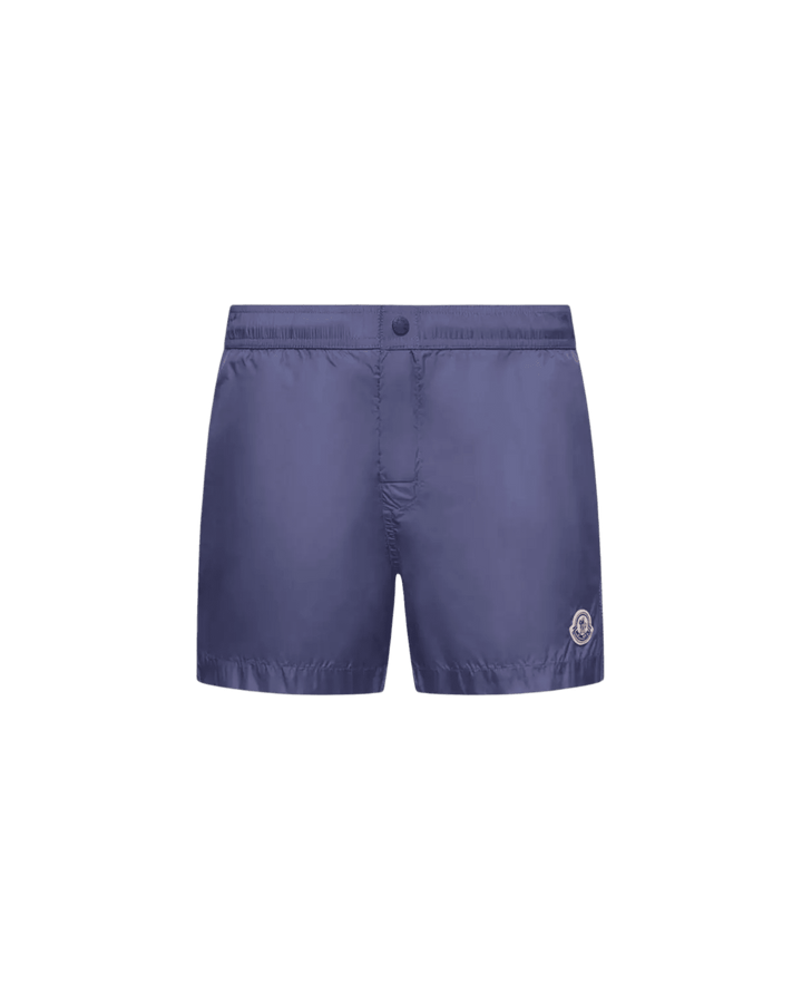 MONCLER - Short de bain à logo Bleu cobalt - Lothaire