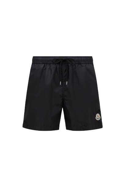 MONCLER - SHORT DE BAIN À LOGO Noir - Lothaire