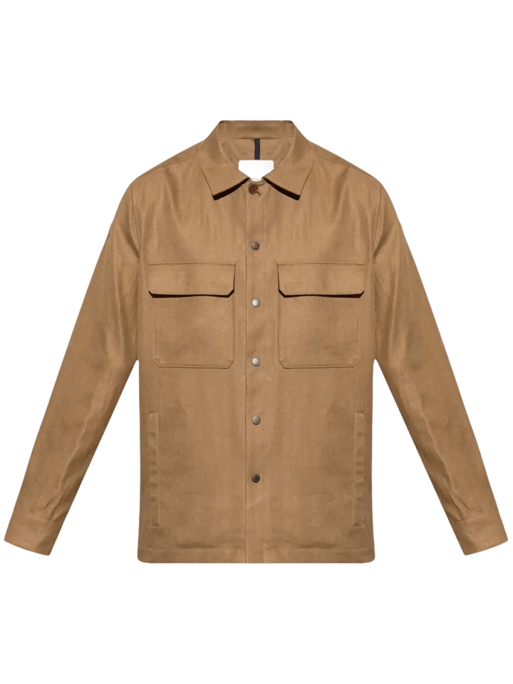 MONCLER - Surchemise Callaqui en lin beige - Lothaire