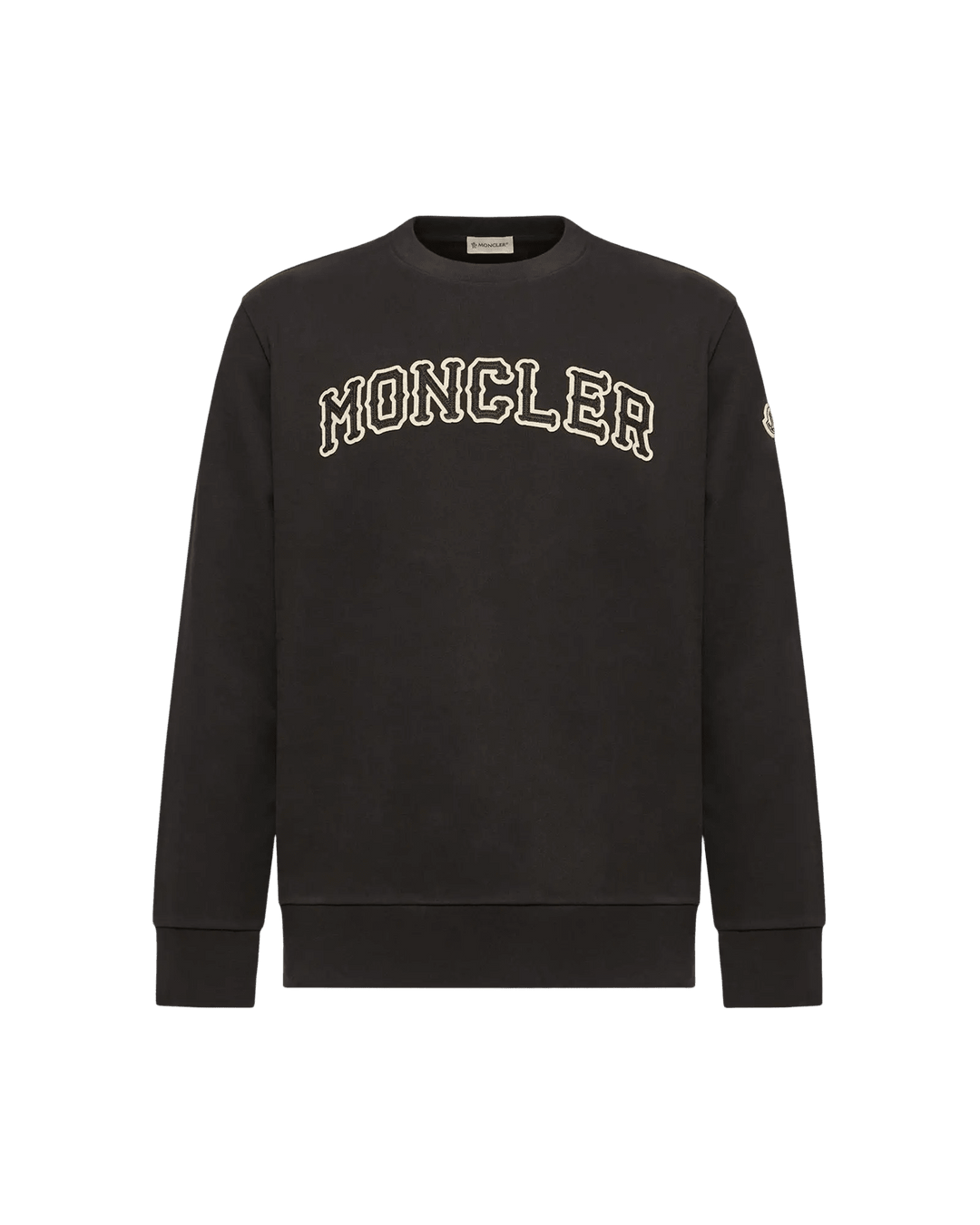 MONCLER – Sweat en coton avec logo Noir - Lothaire