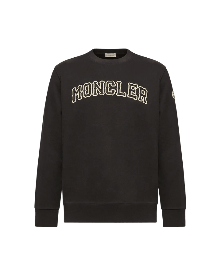 MONCLER – Sweat en coton avec logo Noir - Lothaire