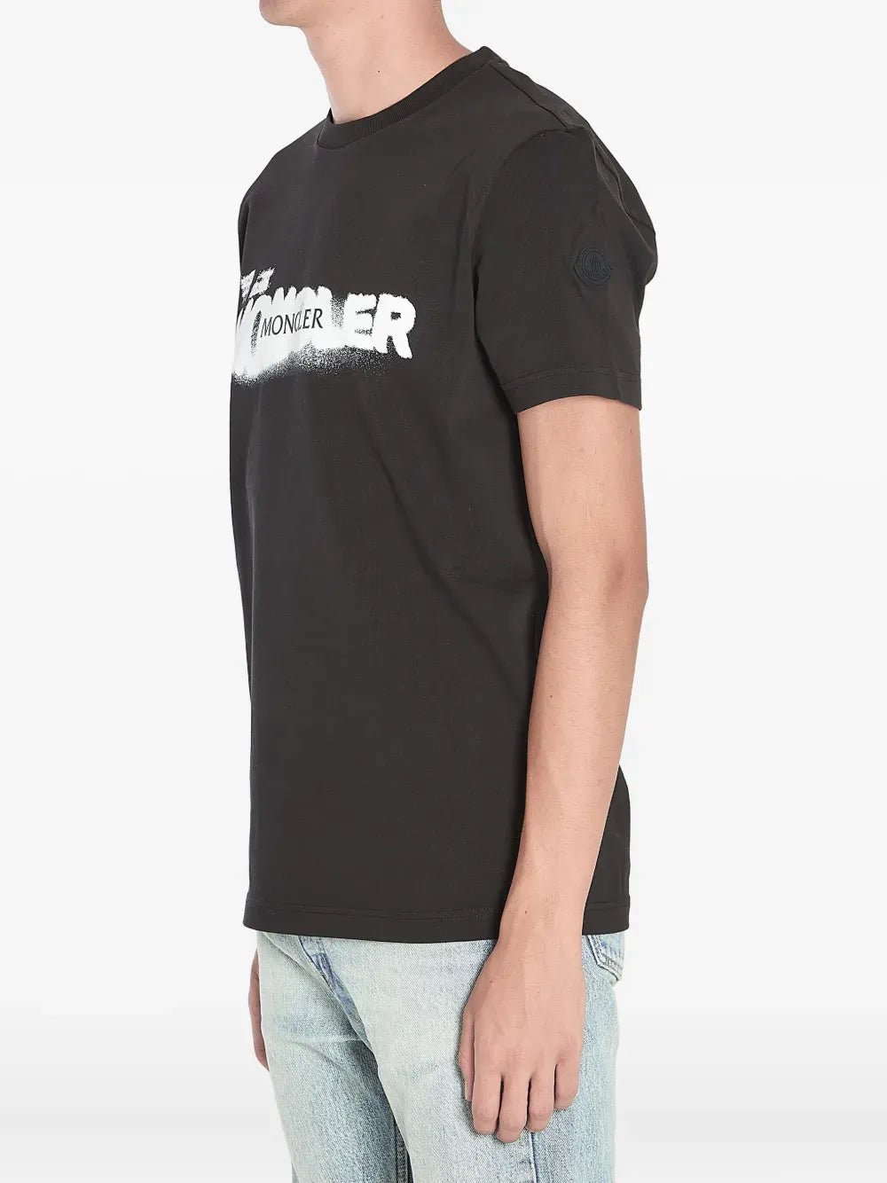 MONCLER - T - SHIRT à effet taches de peinture noir - Lothaire