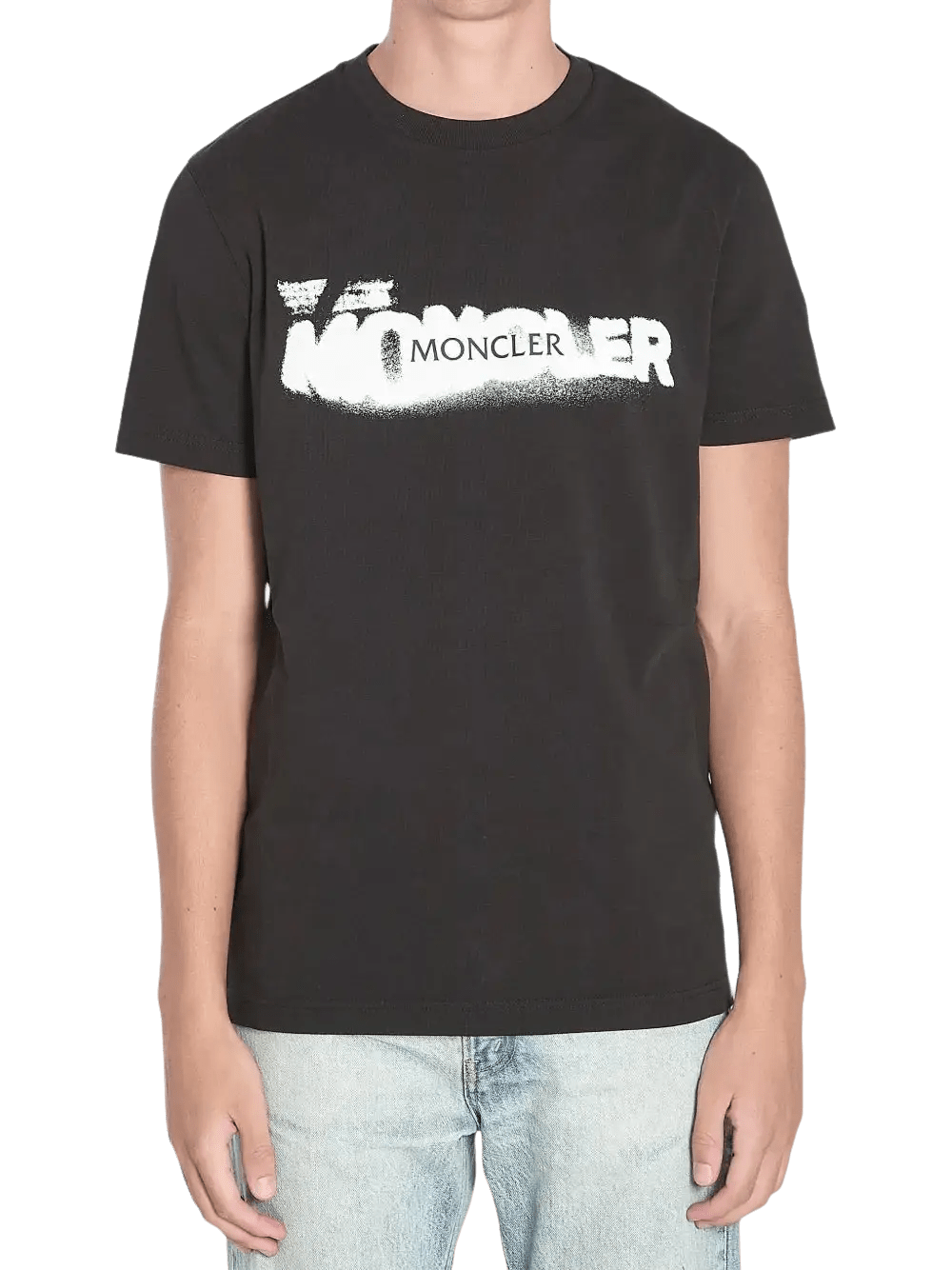 MONCLER - T - SHIRT à effet taches de peinture noir - Lothaire