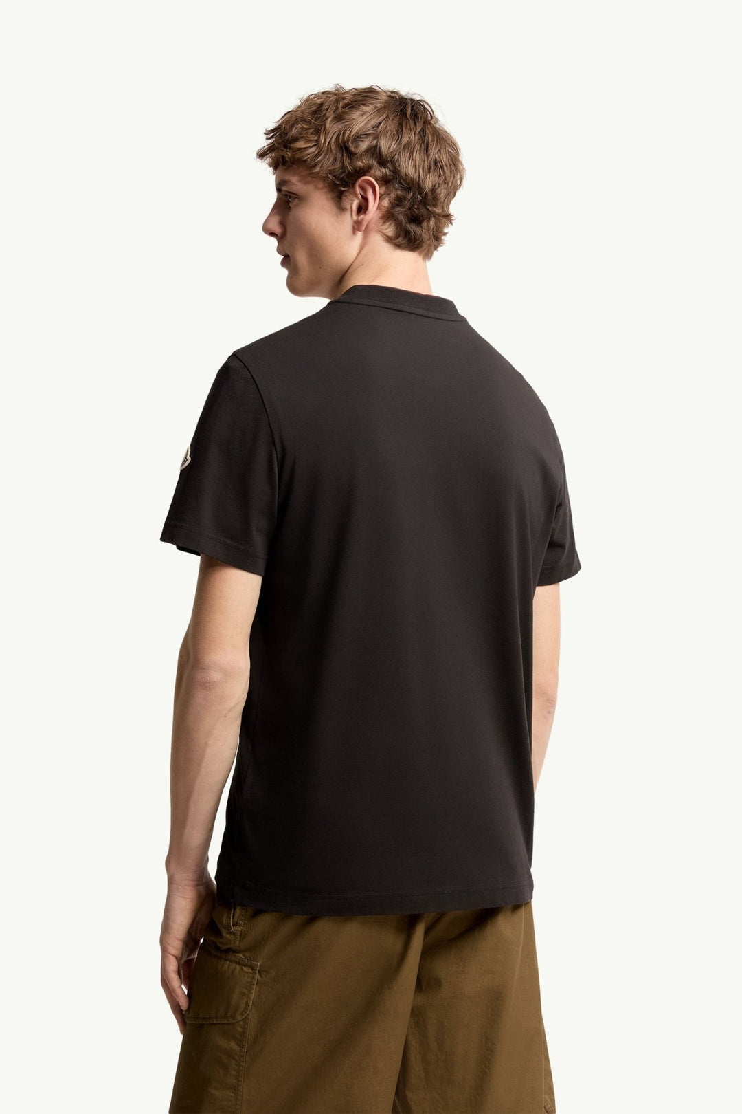 MONCLER - T-shirt en Coton à Imprimé Logo Noir - Lothaire