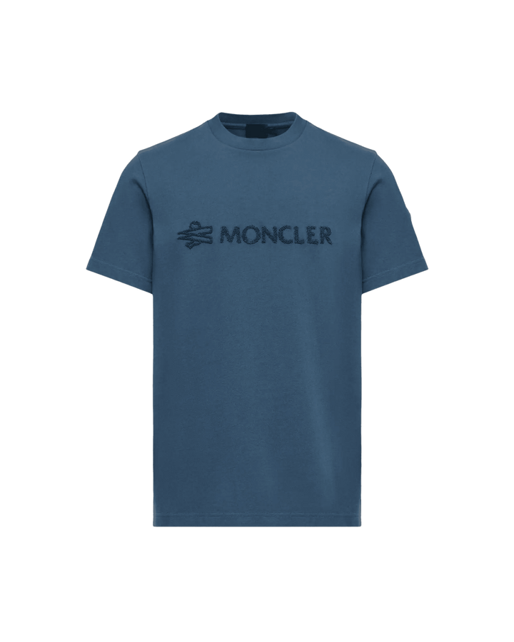MONCLER – T-shirt en coton à logo Bleu encre - Lothaire