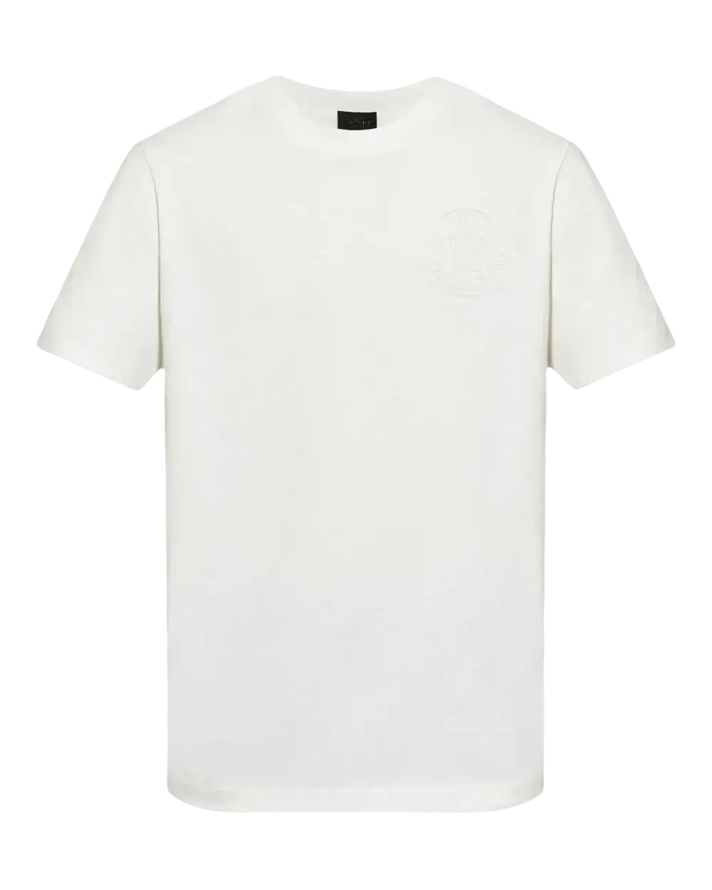 MONCLER - t-shirt en coton à logo embossé blanc - Lothaire