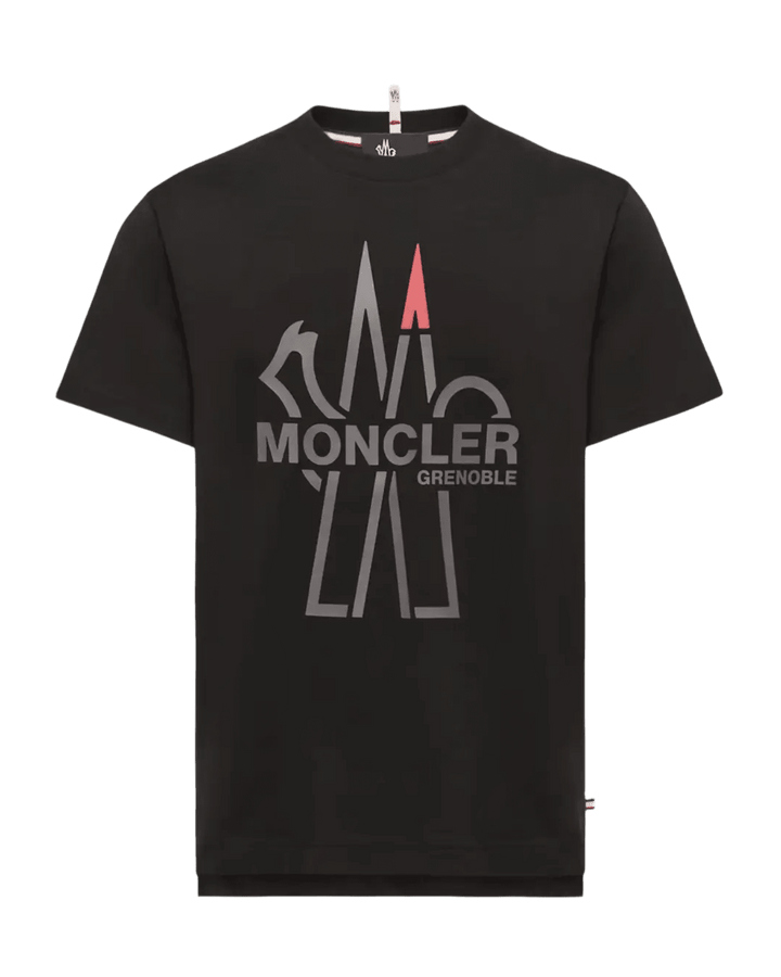MONCLER - T-shirt en coton à logo Noir - Lothaire