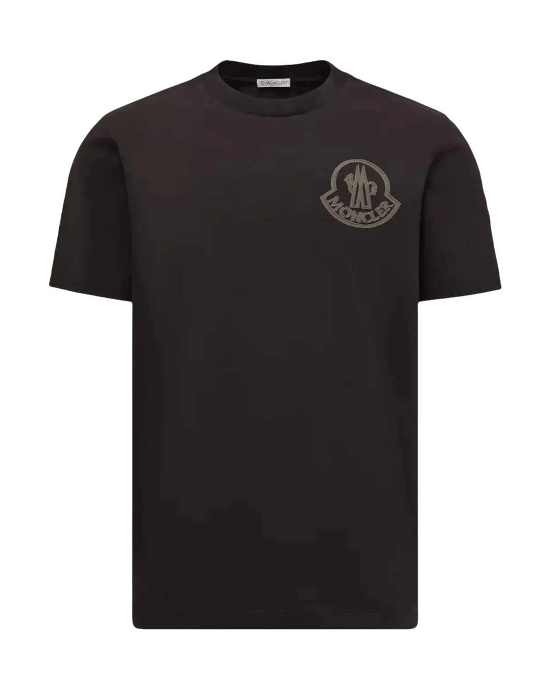 MONCLER - T-shirt en coton à logo noir - Lothaire