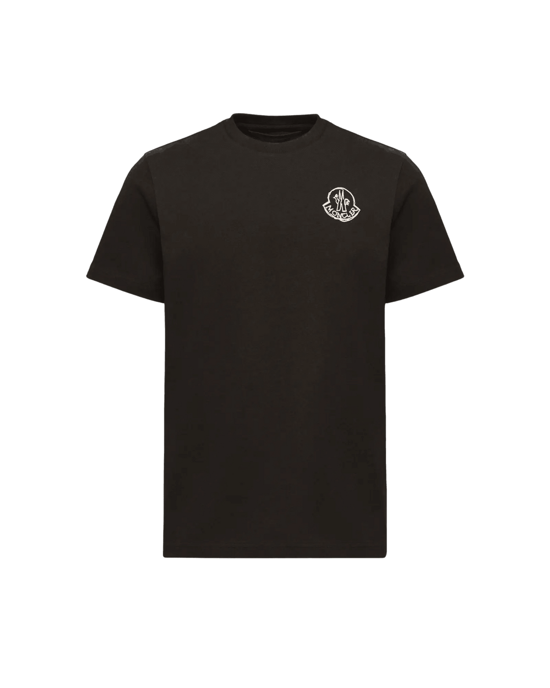 MONCLER – T-shirt en jersey de coton à empiècement logo Noir - Lothaire