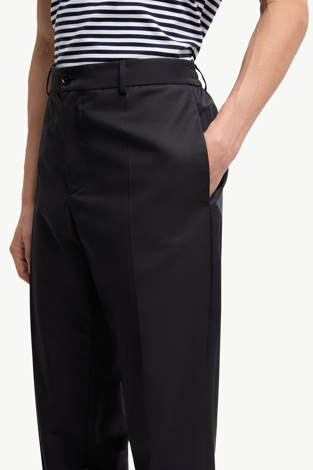 MONCLER - Technical Cotton Blend Pants Marine - Lothaire