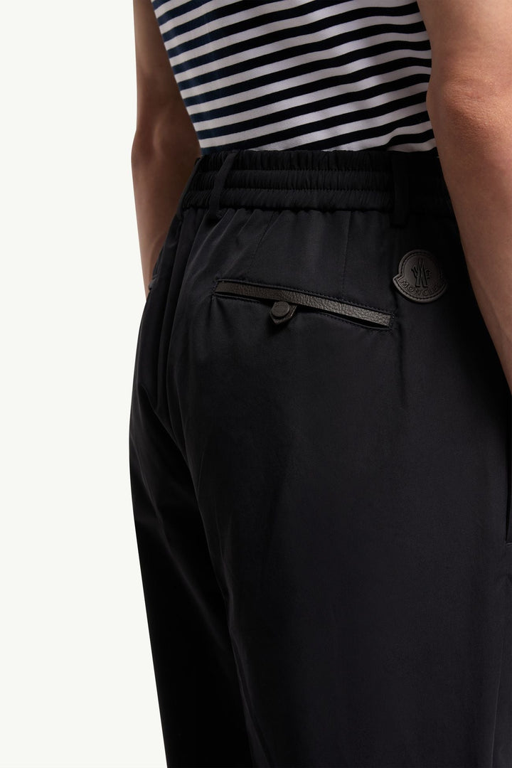 MONCLER - Technical Cotton Blend Pants Marine - Lothaire