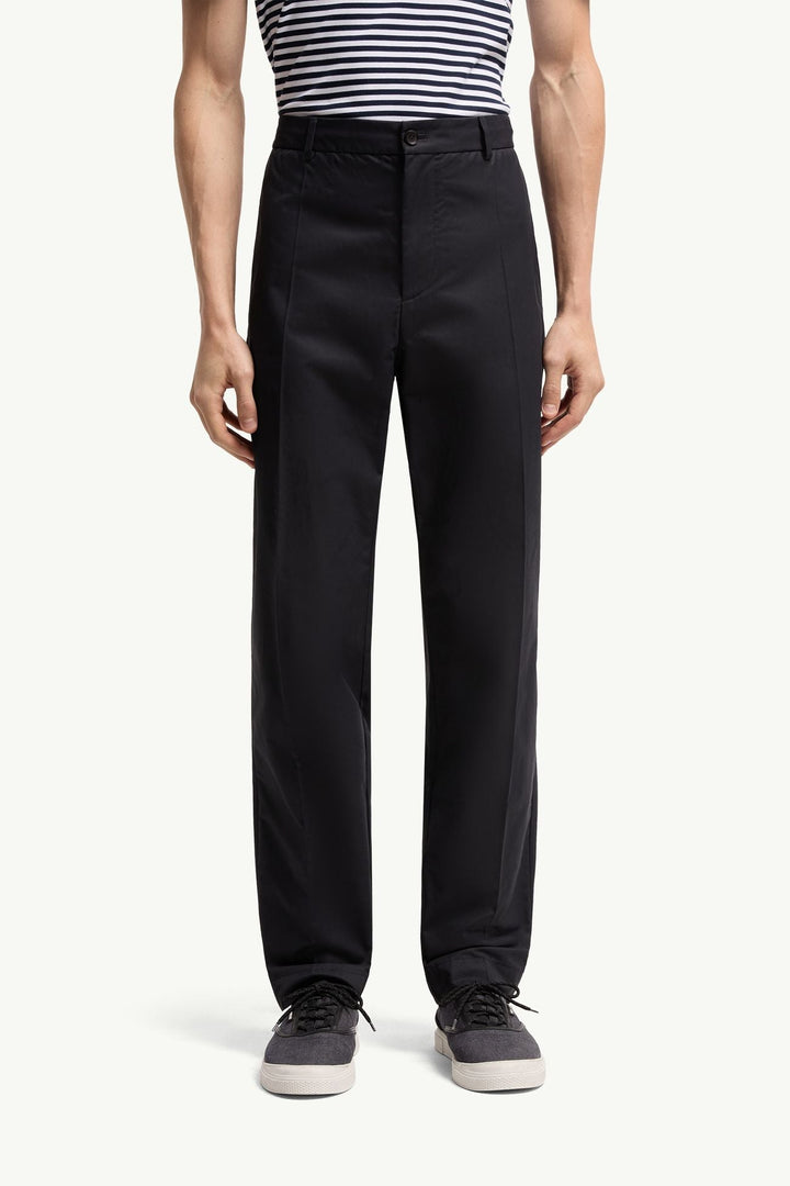 MONCLER - Technical Cotton Blend Pants Marine - Lothaire