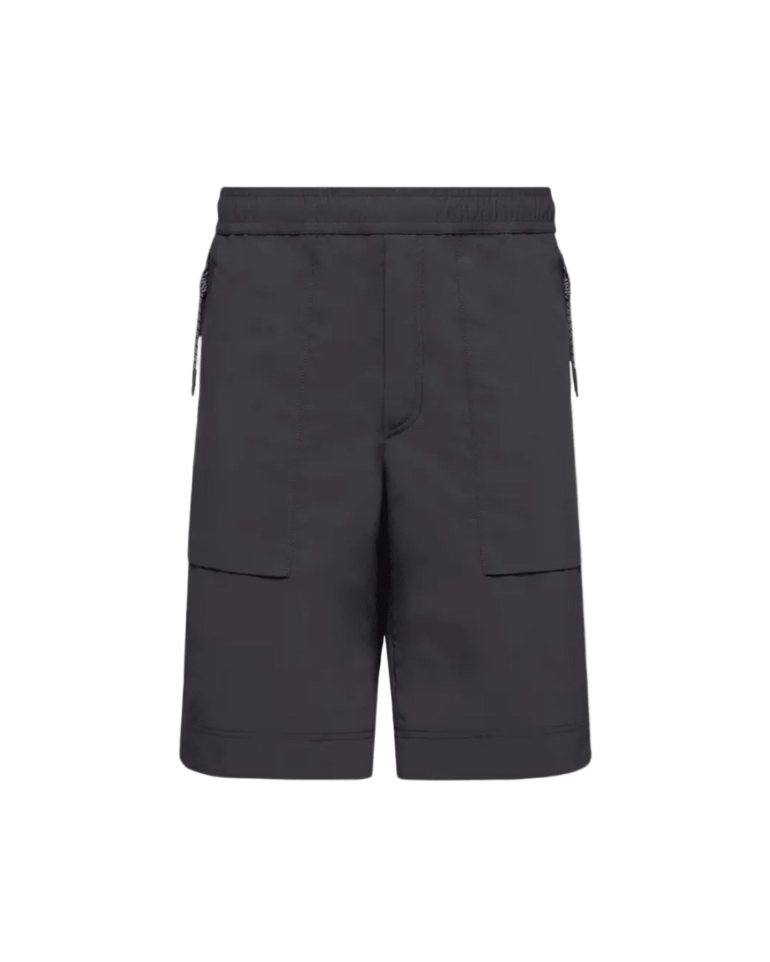 MONCLER - Technical Froissé Shorts Noir - Lothaire