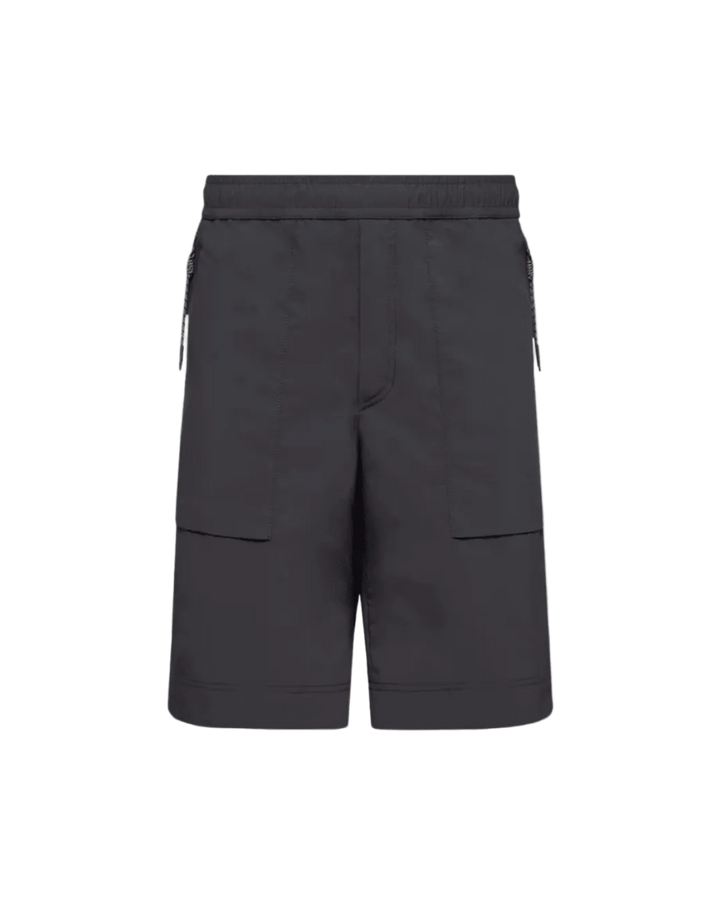 MONCLER - Technical Froissé Shorts Noir - Lothaire