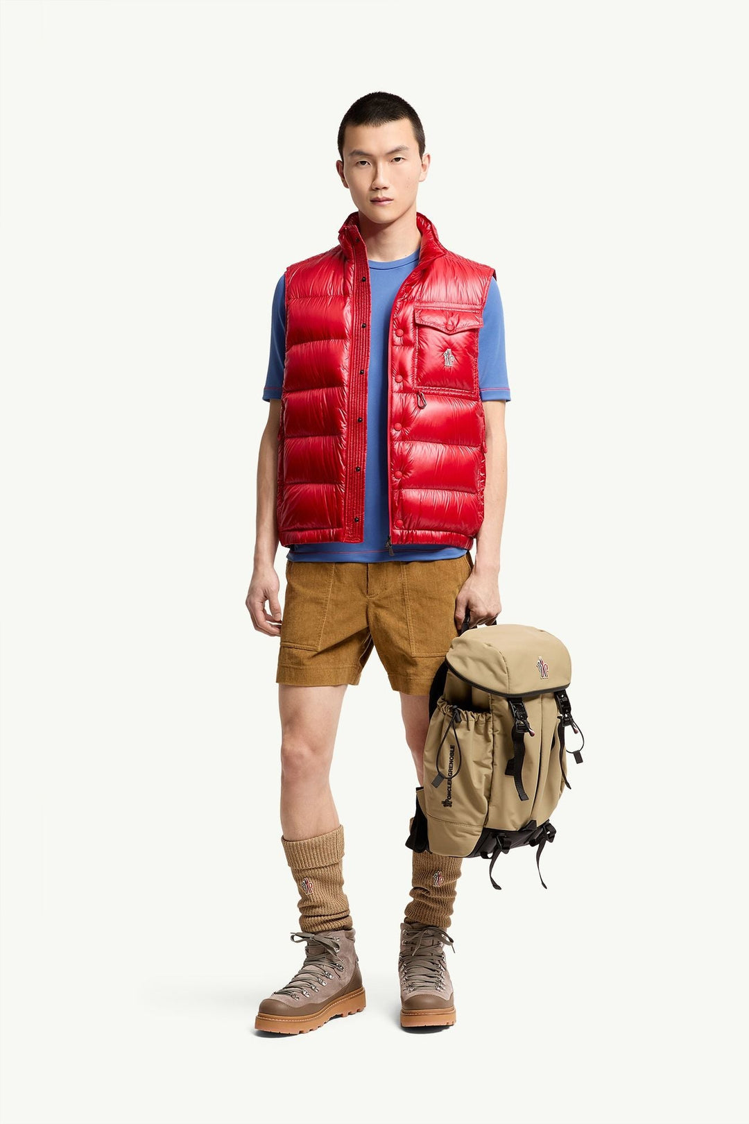 MONCLER - Uychi Packable Down Vest Rouge - Lothaire
