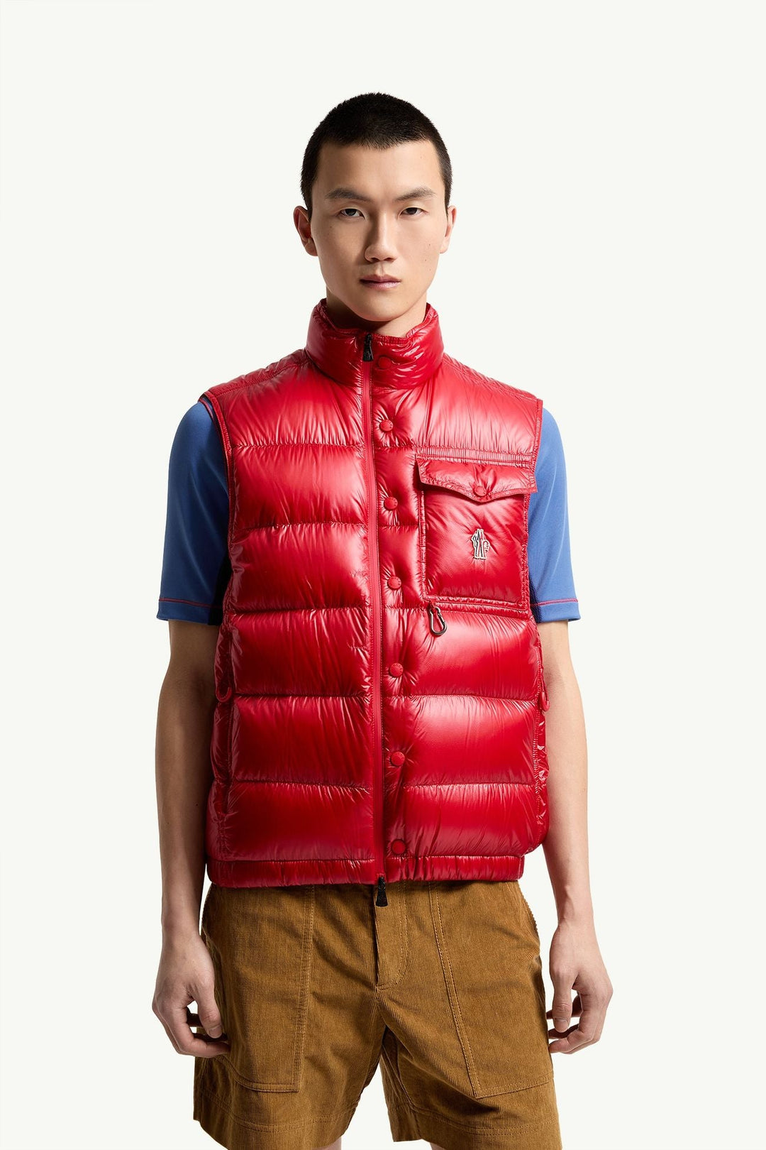MONCLER - Uychi Packable Down Vest Rouge - Lothaire