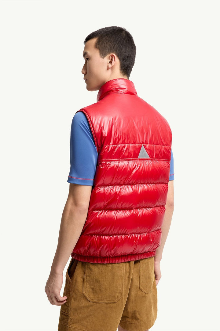 MONCLER - Uychi Packable Down Vest Rouge - Lothaire