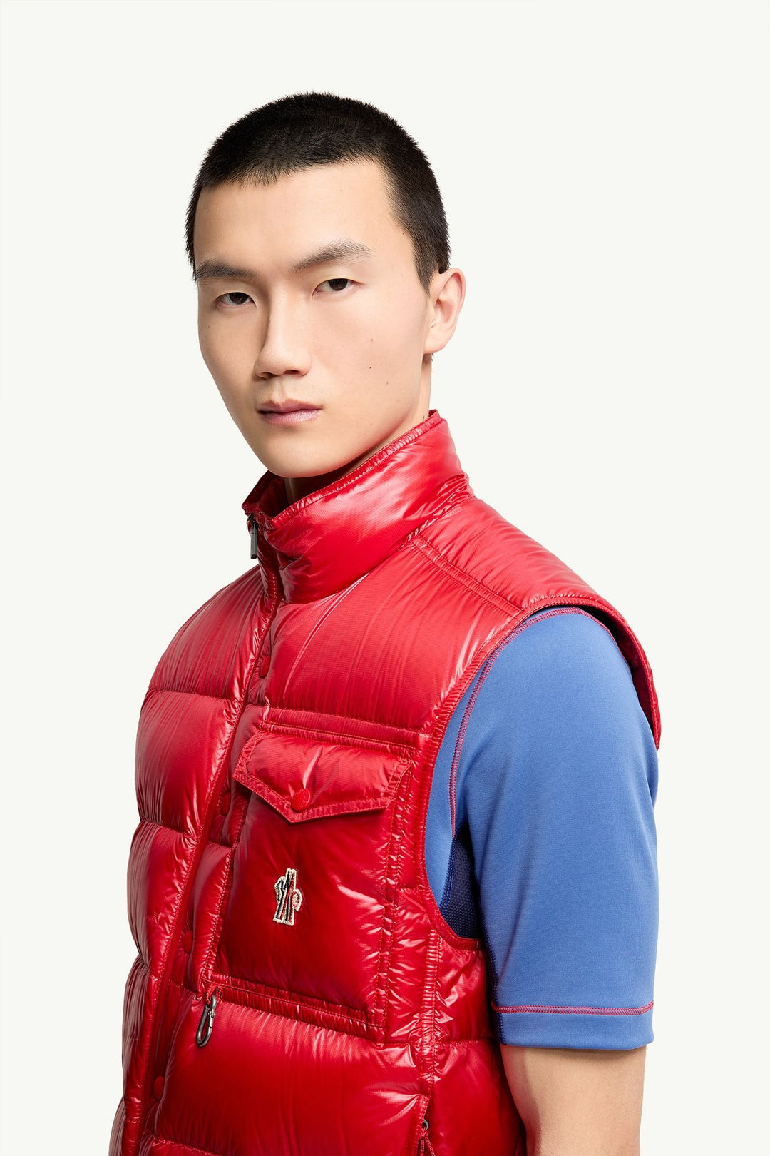 MONCLER - Uychi Packable Down Vest Rouge - Lothaire