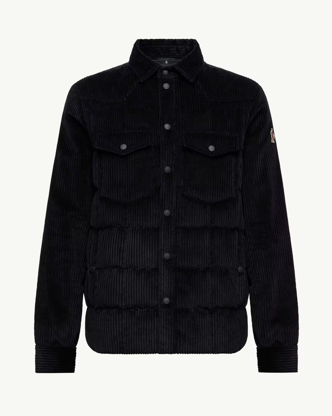 MONCLER - Veste Chemise en Velours Côtelé Noir - Lothaire