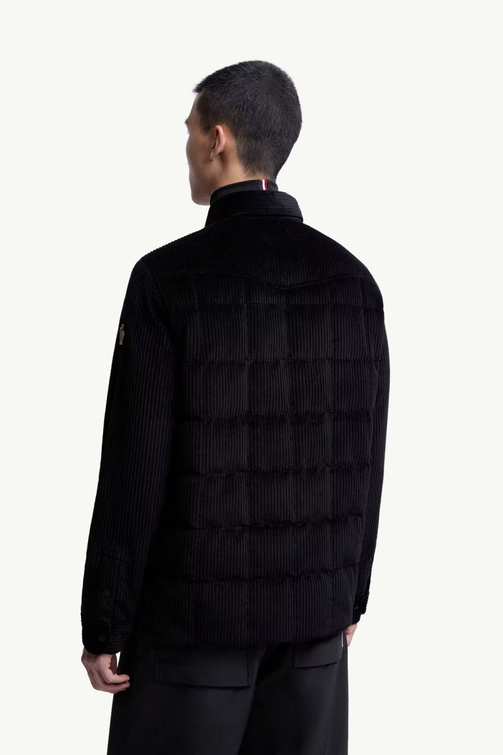 MONCLER - Veste Chemise en Velours Côtelé Noir - Lothaire