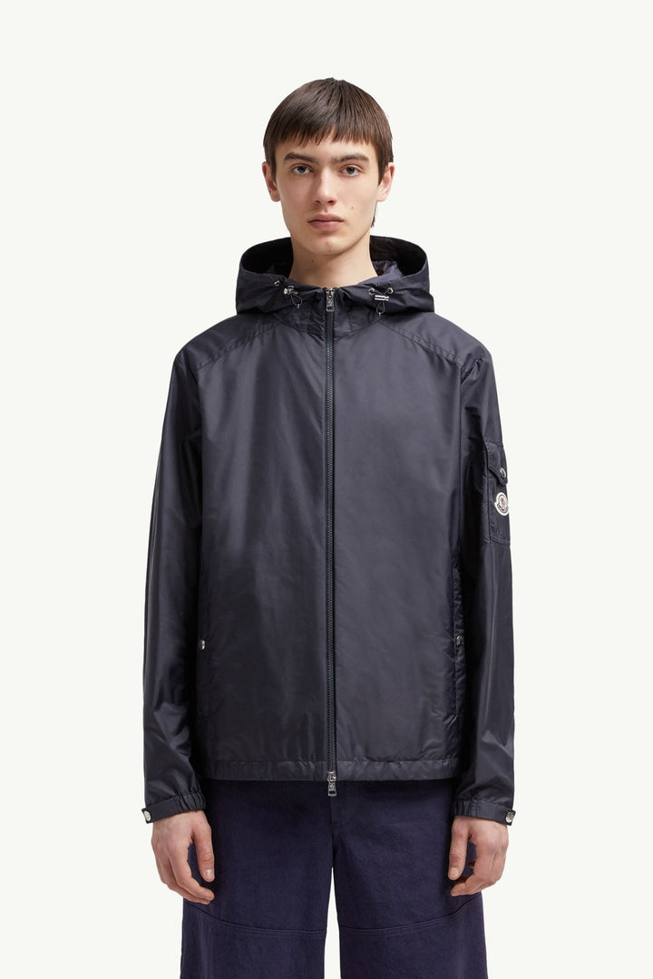 MONCLER - Veste de pluie à capuche Etiache Bleu marine - Lothaire