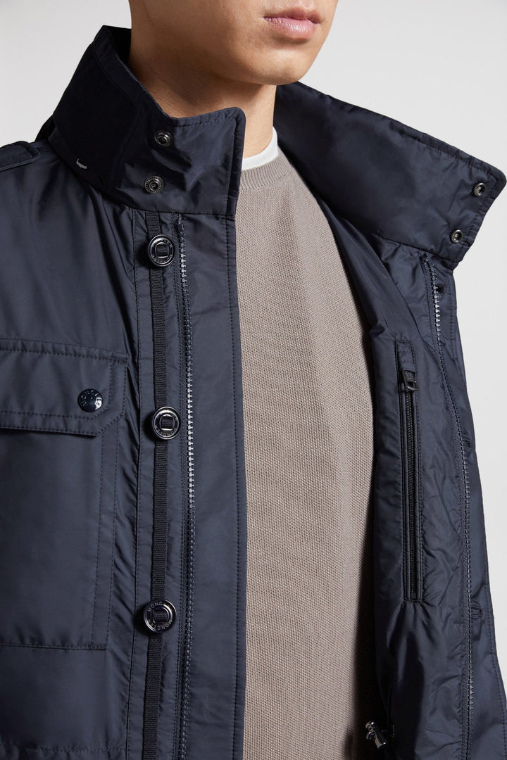 MONCLER - Veste militaire imperméable Lez bleu marine - Lothaire