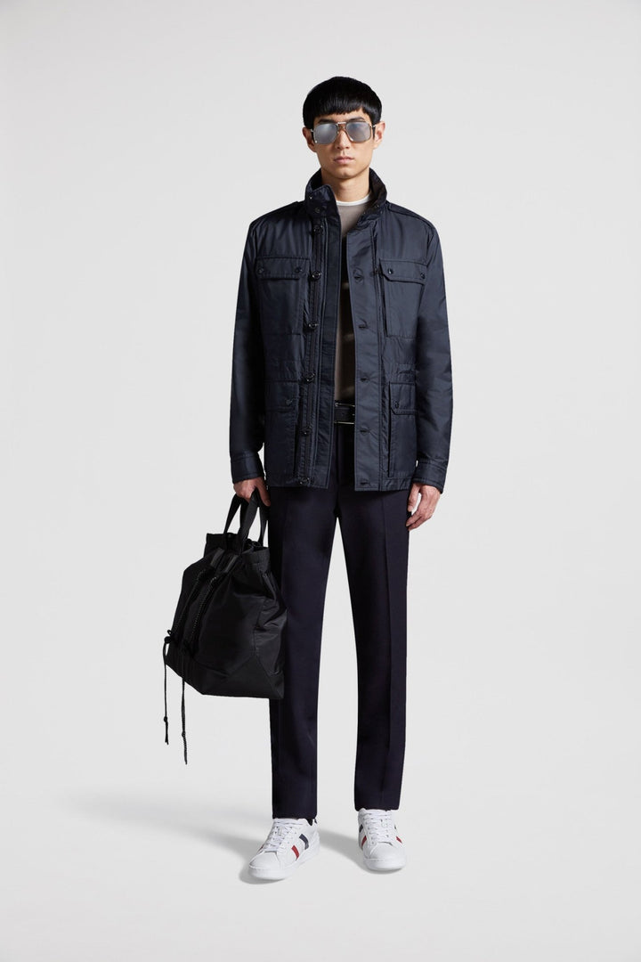 MONCLER - Veste militaire imperméable Lez bleu marine - Lothaire