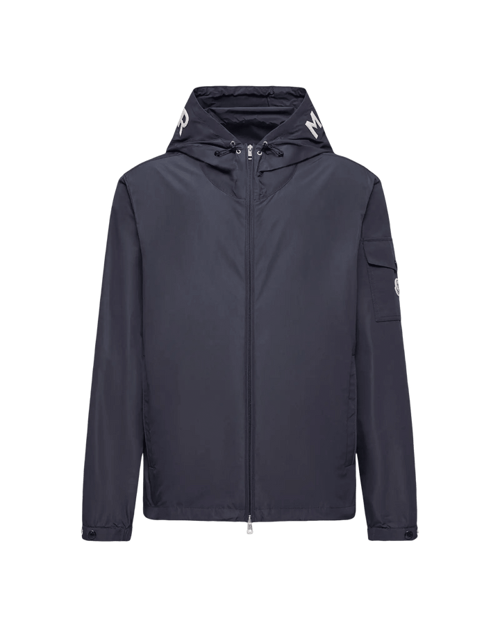 MONCLER - Veste Sassiere à Capuche Bleu foncé - Lothaire