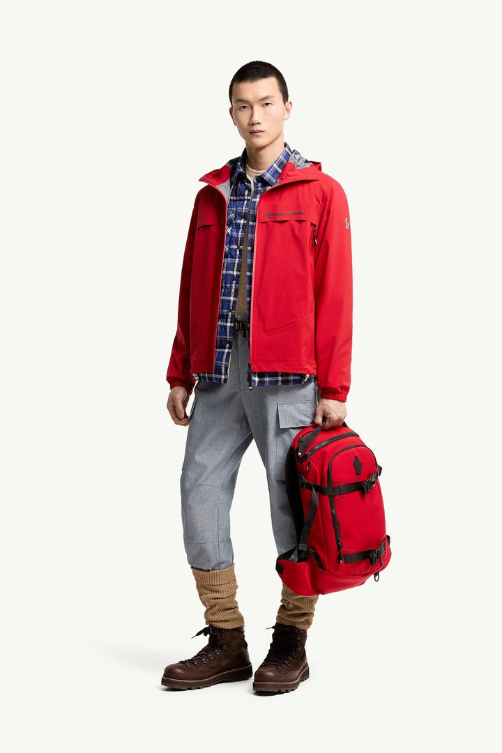MONCLER - Veste Shipton à capuche compressible GORE - TEX® Shell Rouge - Lothaire