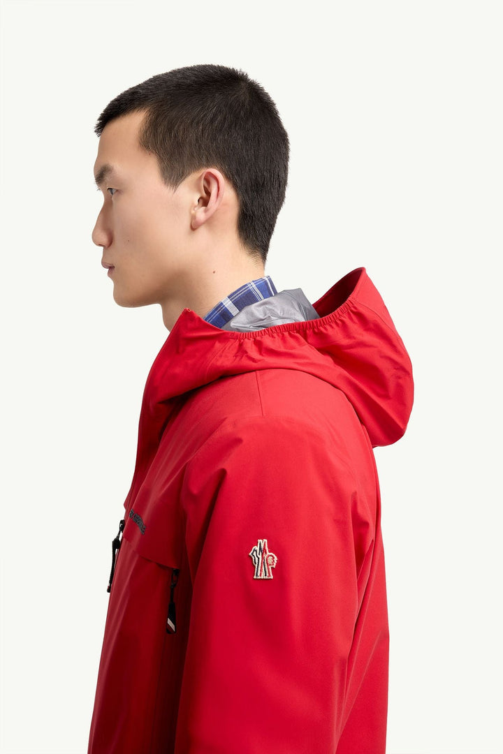 MONCLER - Veste Shipton à capuche compressible GORE - TEX® Shell Rouge - Lothaire