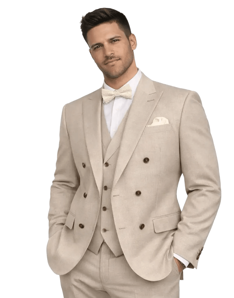 MONSIEUR HECTOR - Costumes 2 pièces - Modèle Damien, coloris écru - Lothaire