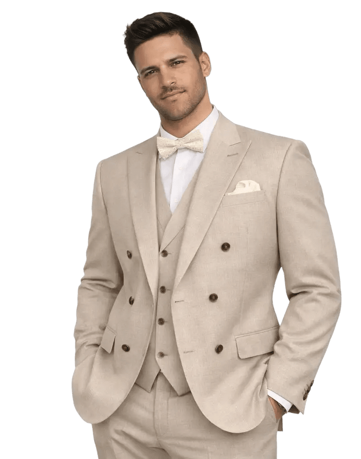 MONSIEUR HECTOR - Costumes 2 pièces - Modèle Damien, coloris écru - Lothaire