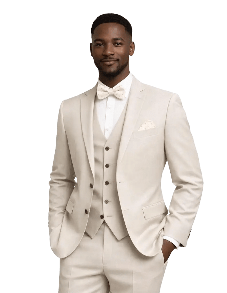 MONSIEUR HECTOR - Costumes 3 pièces - Modèle Louis, coloris beige - Lothaire