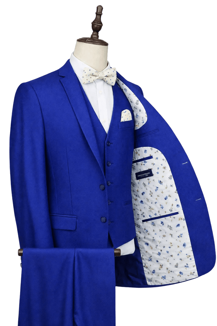 MONSIEUR HECTOR - Costumes 3 pièces - Modèle Louis, coloris bleu indigo - Lothaire