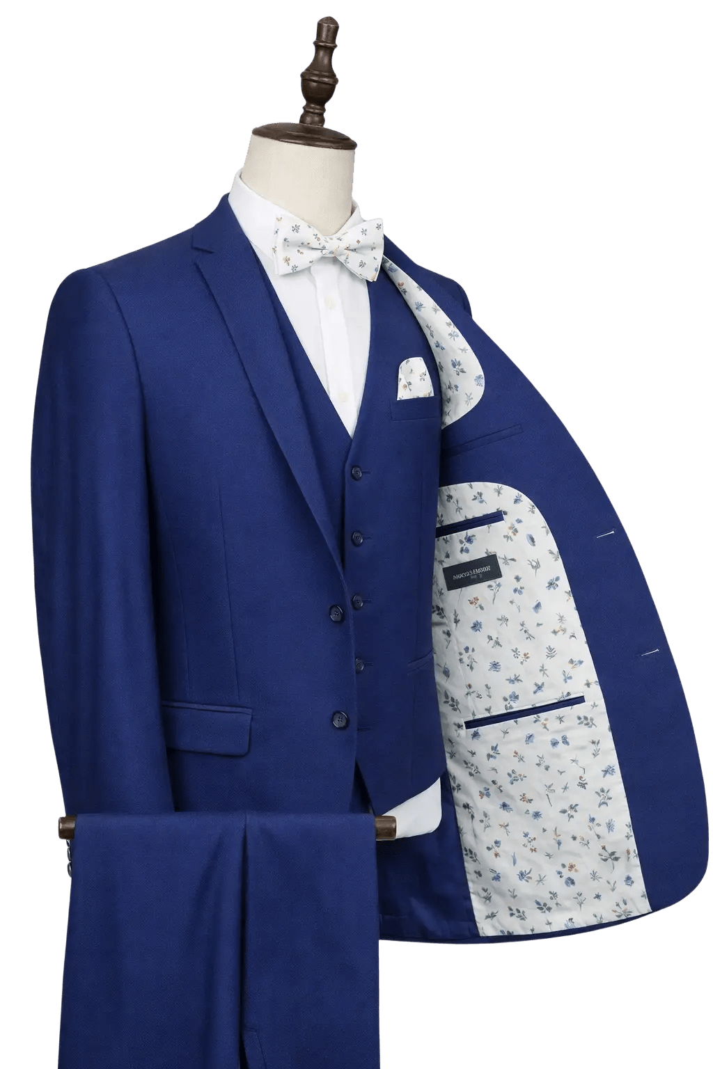 MONSIEUR HECTOR - Costumes 3 pièces - Modèle Louis, coloris bleu italien - Lothaire