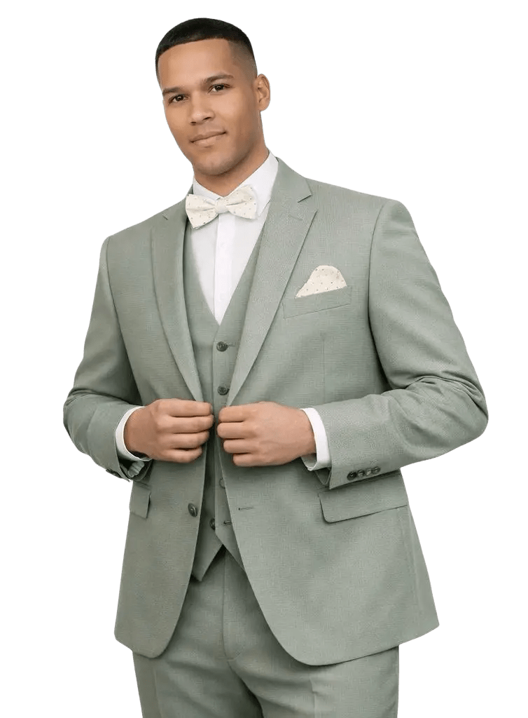 MONSIEUR HECTOR - Costumes 3 pièces - Modèle Louis, coloris olive - Lothaire