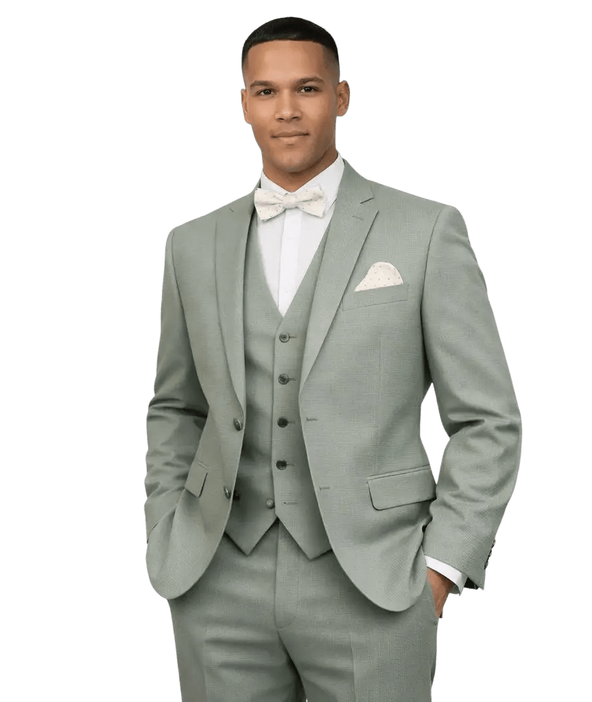 MONSIEUR HECTOR - Costumes 3 pièces - Modèle Louis, coloris olive - Lothaire