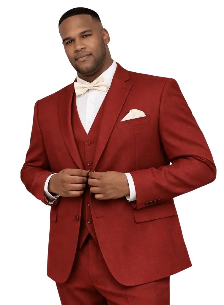 MONSIEUR HECTOR - Costumes 3 pièces - Modèle Louis, coloris terracotta - Lothaire